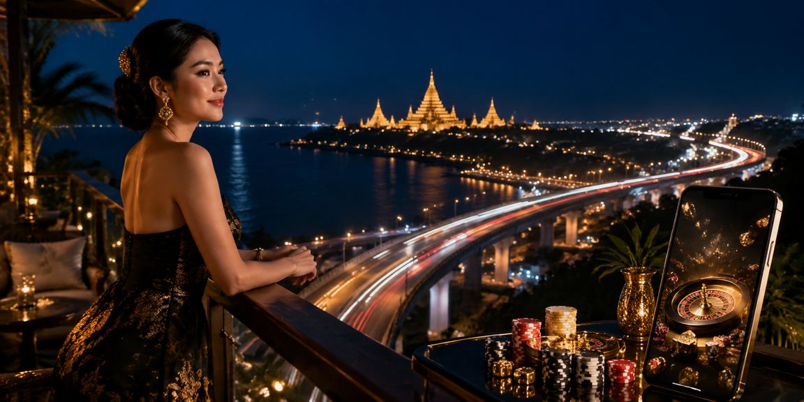 Pengguna menikmati pengalaman memutar slot melalui perangkat seluler dengan mpo08